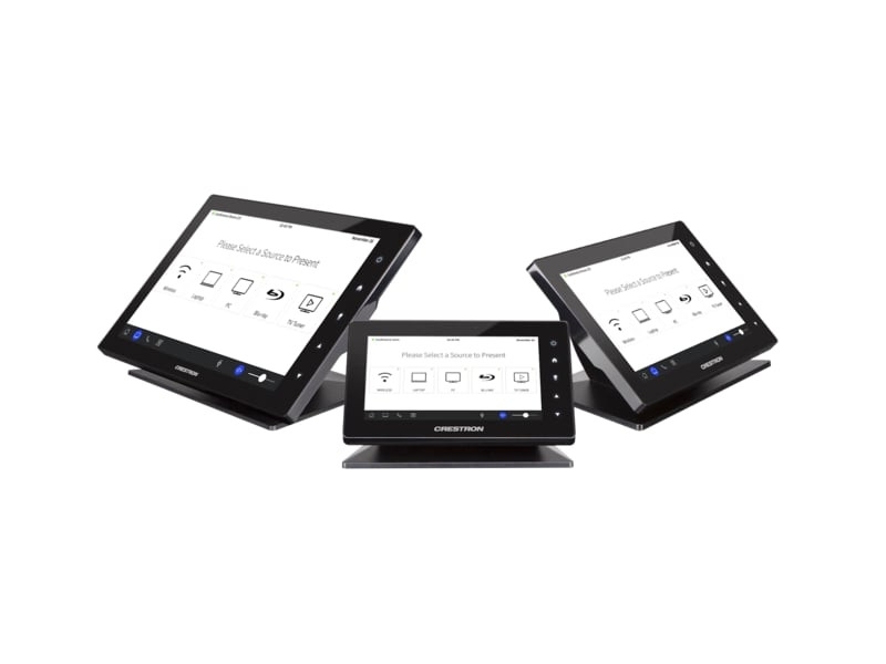 Crestron Touchpanel Bedieneinheit 7 Zoll ohne Kamera, schwarz Displaygrößen