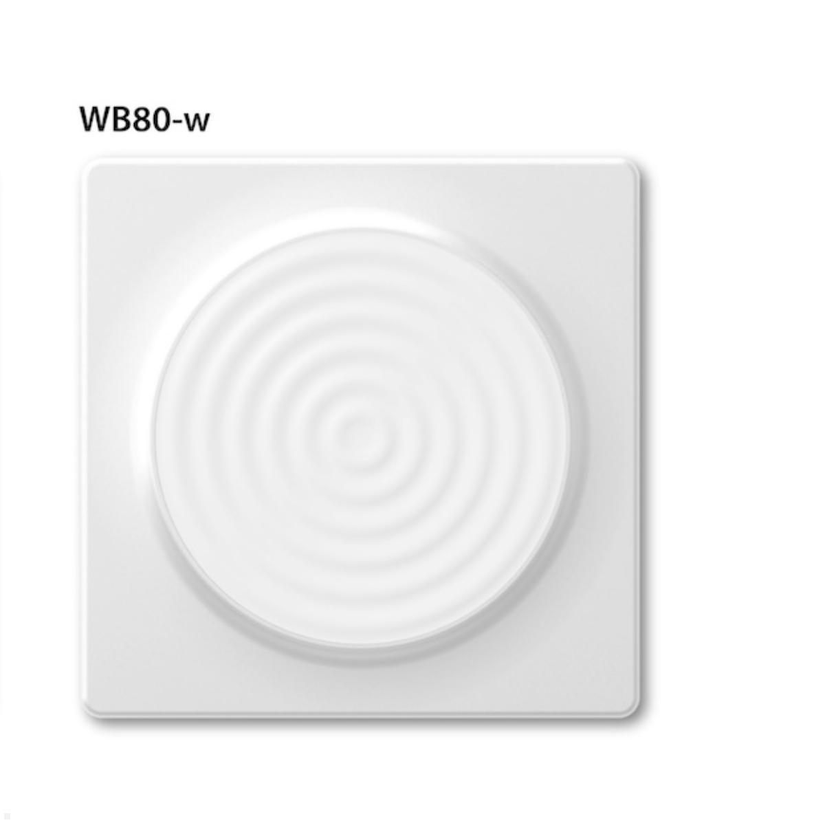 smart things WallBase 80 Wave magnetischer Qi Charger Unterputz (WB80 w), weiß, Lieferumfang Set