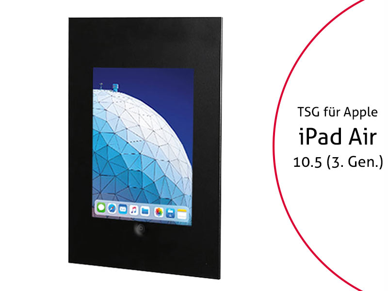 TabLines TWE074B Tablet Wandeinbau für Apple iPad Air 10.5 (3. Gen.), HB, schwarz TabLines TWE074B Tablet Wandeinbau für Apple iPad Air 10.5 (3. Gen.), HB, schwarz