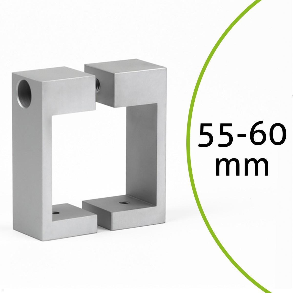 MonLines MBRE60S Befestigungsrechteck für Rohre 55-60mm silber MonLines MBRE60S Befestigungsrechteck für Rohre 55-60mm silber
