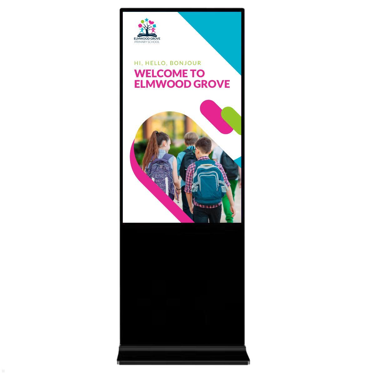 Clevertouch CL Totem Commercial Display 49'' (12949CMTOTEM), Frontansicht