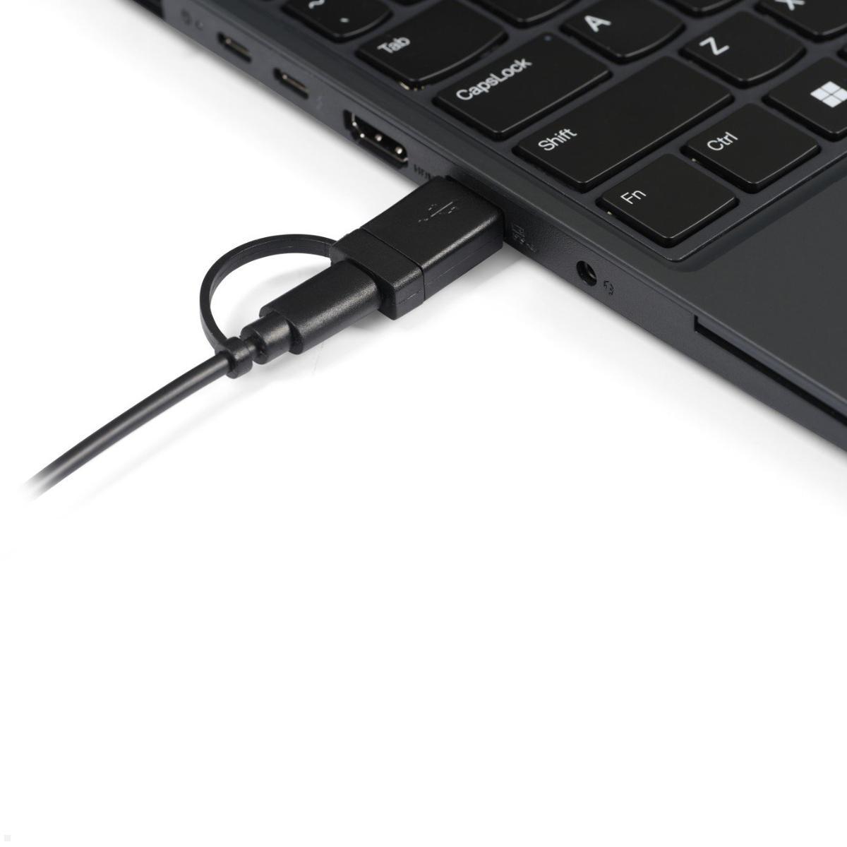 BakkerElkhuizen kompakte Tastatur UltraBoard 950 V2, Ansicht Ladekabel