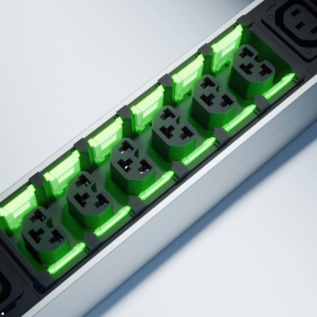 Bachmann BN PRO Metered + RCM – 16xC13 / 8xCombo, 3,0m CEE 16A/3p (BM0024748), Combo Steckdose