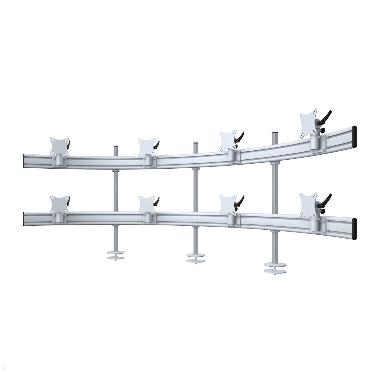 MonLines MTH297G Para 4+4 Monitor Tischhalter Einbau bis 32 Zoll, grau MonLines MTH297G Para 4+4 Monitor Tischhalter Einbau bis 32 Zoll, grau