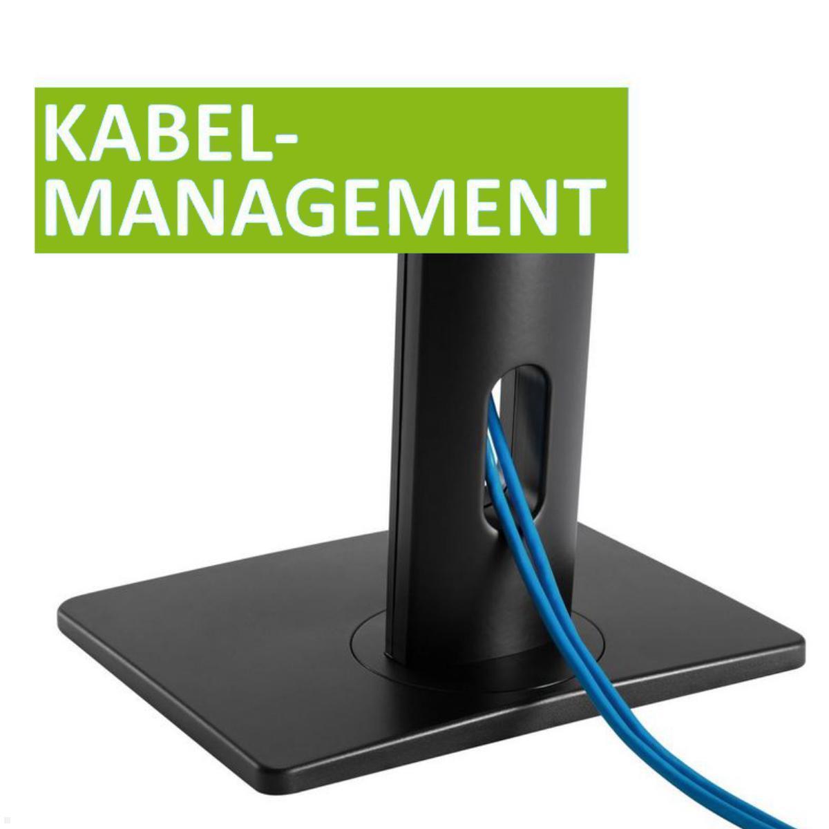 MonLines MTS400B Tisch Monitorständer bis 32 Zoll mit Mini PC Halter, Kabelmanagement MonLines MTS400B Tisch Monitorständer bis 32 Zoll mit Mini PC Halter, Kabelmanagement