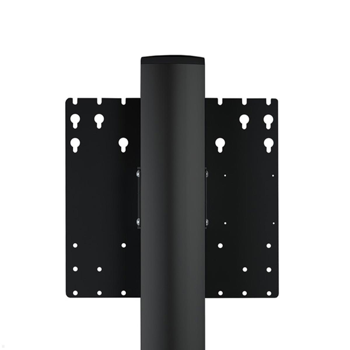 SMS Icon FH MT 2000 C Mobiler Monitorständer mit VESA Adapter bis 400x400 mm, schwarz Rückansicht stabile VESA Aufnahme MonLines SMS Icon FH MT 2000 C Mobiler Monitorständer mit VESA Adapter bis 400x400 mm, schwarz Rückansicht stabile VESA Aufnahme MonLines