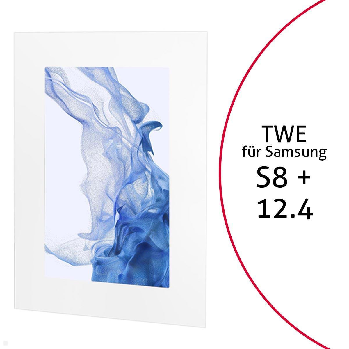 TabLines TWE105W Tablet Wandeinbau für Samsung Tab S8+ 12.4, weiß TabLines TWE105W Tablet Wandeinbau für Samsung Tab S8+ 12.4, weiß