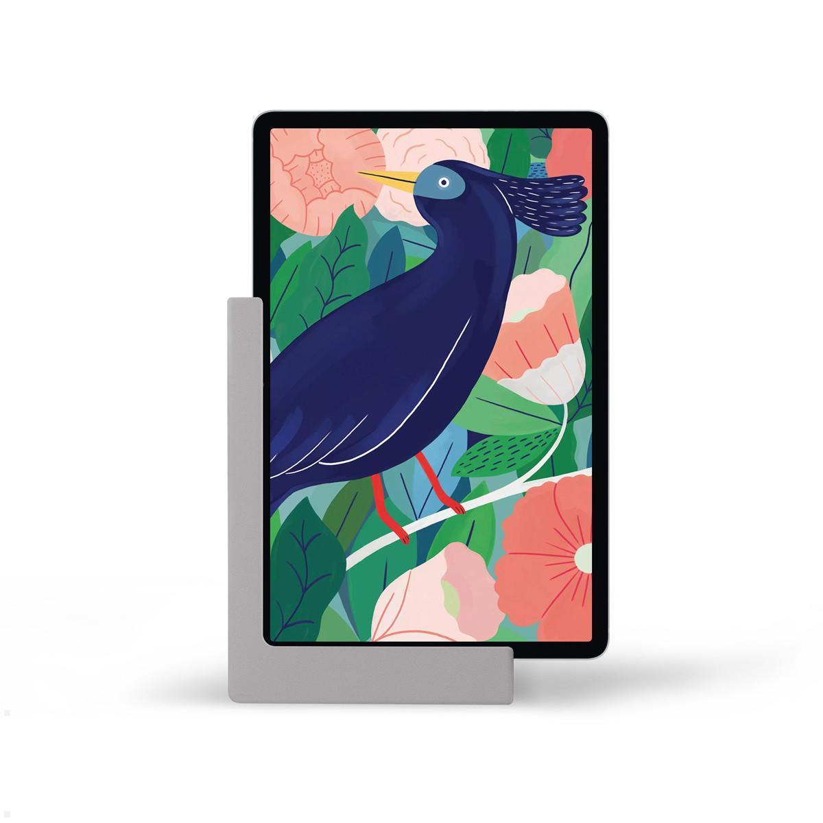 TabLines TWP030S Wandhalterung für Samsung Tab S9+ 12.4, silber, Hochformat (Portrait) TabLines TWP030S Wandhalterung für Samsung Tab S9+ 12.4, silber, Hochformat (Portrait)