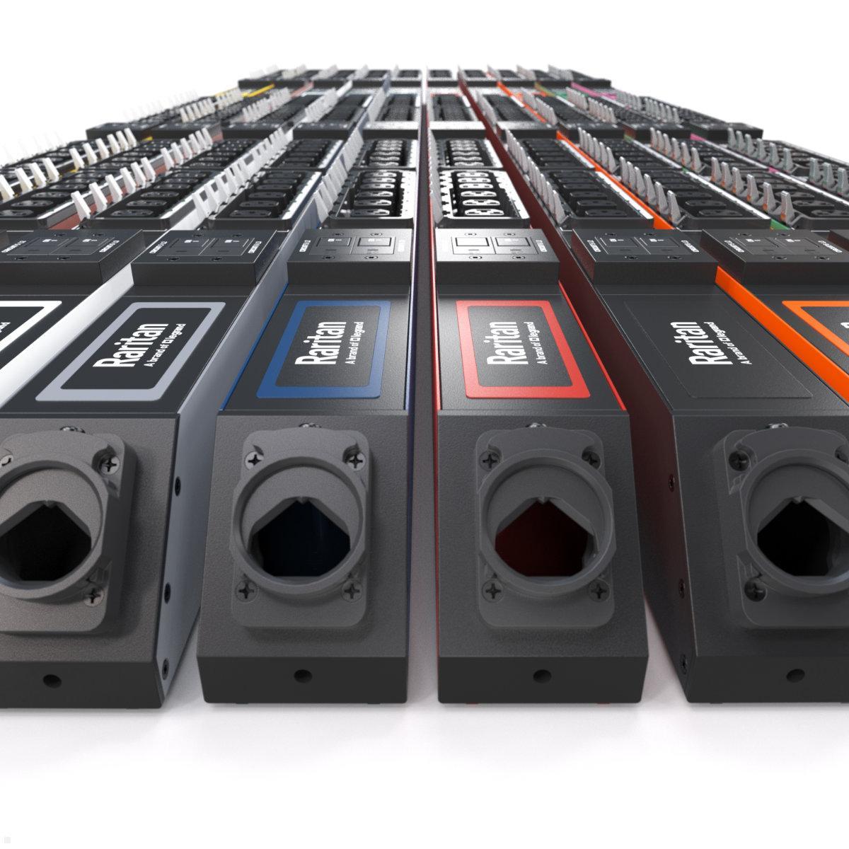 Legrand Raritan iX Rack-PDU 0U mit 12xHDOT C13 / 12xCx, 1-phasig 230V 32A, Outlet Metered/Switched RCM (PX4-5161-E7M27), PDU Outlet Metering