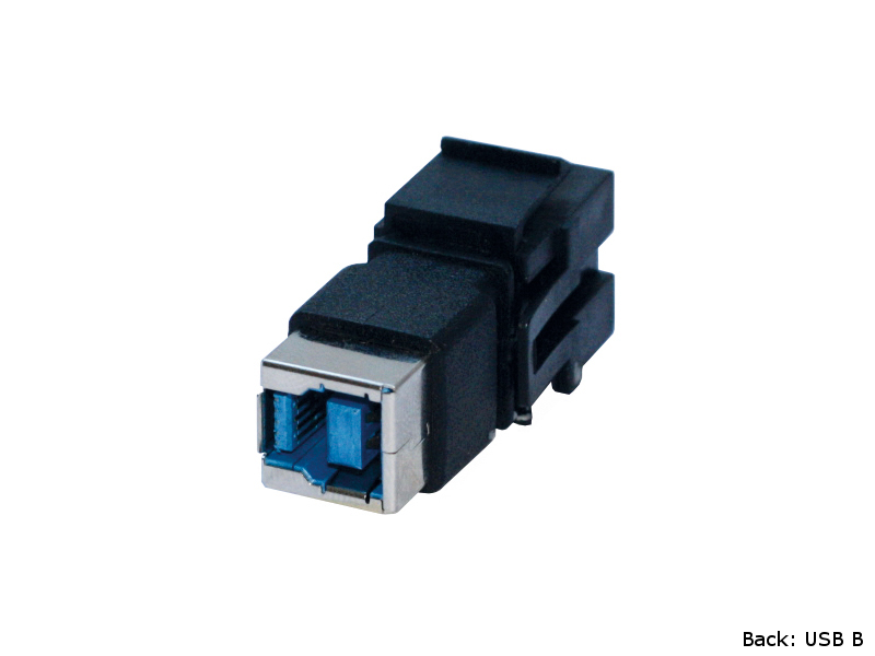 Bachmann Keystone USB 3.0 A/B (917.400) Rückseite Bachmann Keystone USB 3.0 A/B (917.400) Rückseite