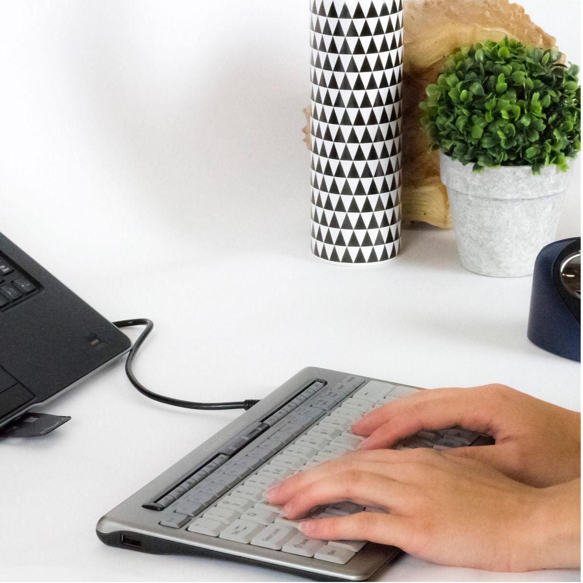 BakkerElkhuizen Home Office Box für Laptop Essentials (BNEHWS1DE) - Tastenanschlag Tastatur