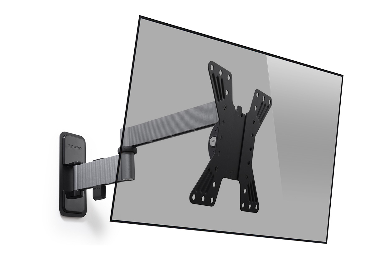Erard EXO 200TW3 schwenkbare TV Wandhalterung 19-43 Zoll, Aluminium  Erard EXO 200TW3 schwenkbare TV Wandhalterung 19-43 Zoll, Aluminium