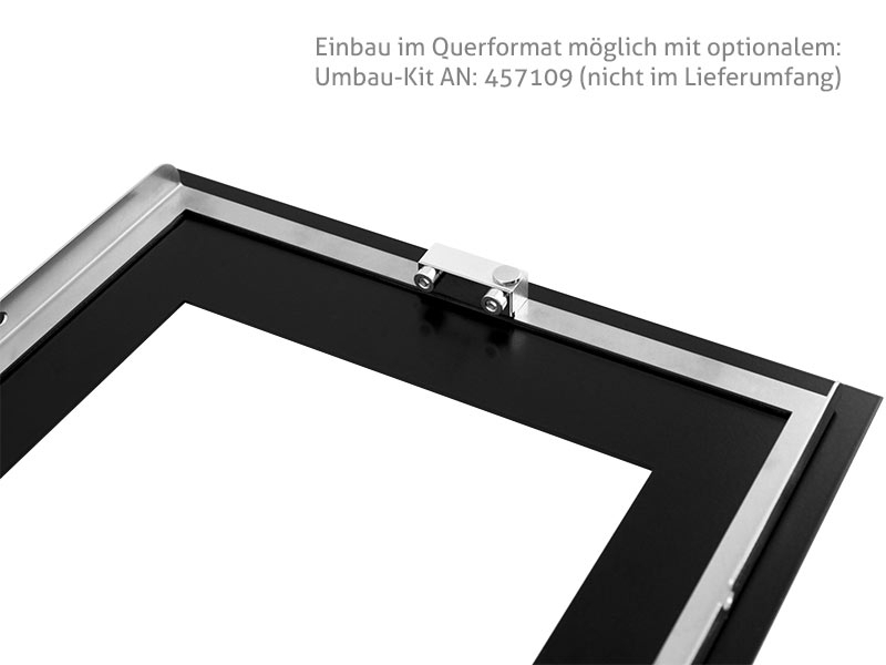 TabLines TWE079E Tablet Wandeinbau für Samsung Galaxy Tab A 10.1 (2019), Edelstahl optionales Umbau-Kit TabLines TWE079E Tablet Wandeinbau für Samsung Galaxy Tab A 10.1 (2019), Edelstahl optionales Umbau-Kit