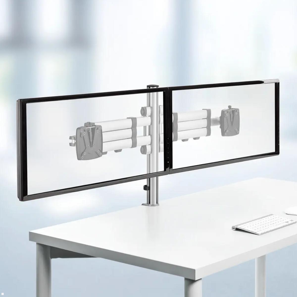 Novus TSS Teleskoparm III XL 700 Monitorhalterung, Abbildung mit Monitordarstellung