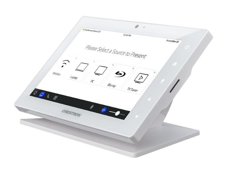 Crestron Zubehör Tischgehäuse für Touchpanel TSW-760, weiß
