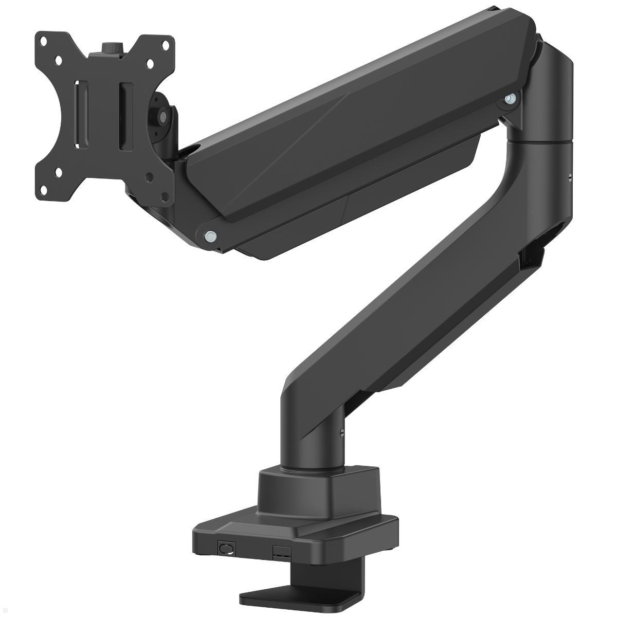 Fellowes Swing Single Monitor Tischhalterung (100091675), schwarz