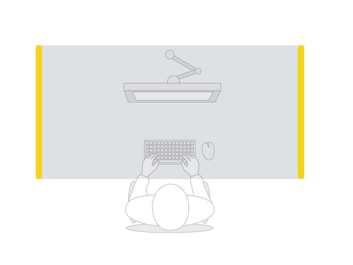 BakkerElkhuizen BE Safety Screen BNESSSAGRND60, Zeichnung