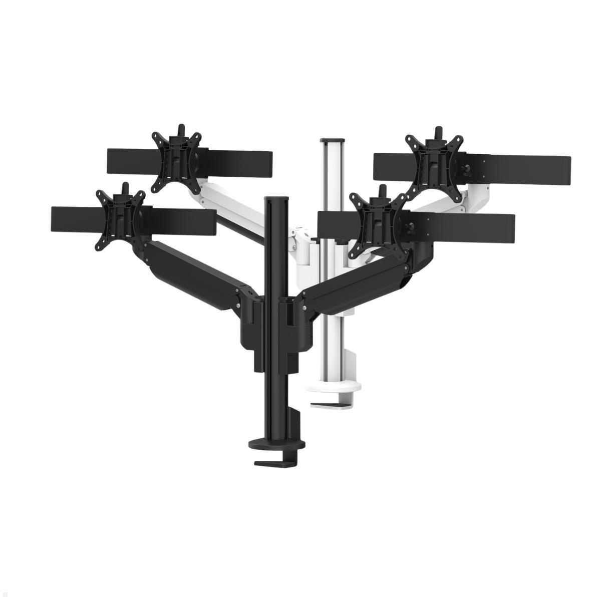 Fellowes Galaxy Dual Monitor Tischhalterung mit C-Klemme und Monitor-Slider, Frabauswahl
