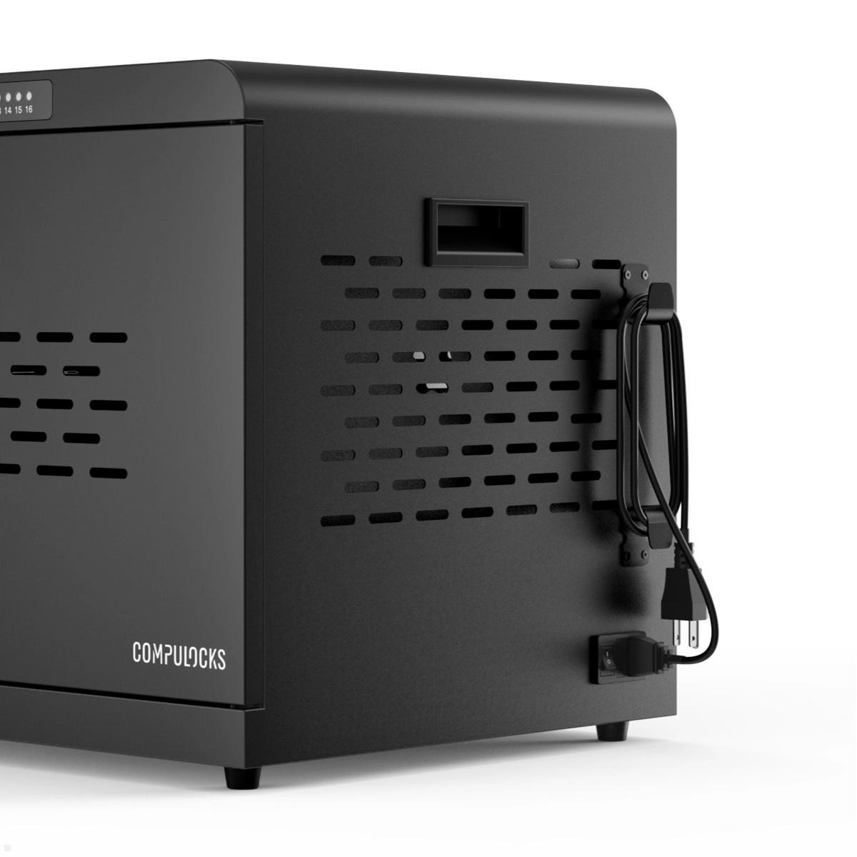 Compulocks Laptop / Tablet Ladeschrank abschließbar für 16x 15,6 Zoll Geräte, Kabel aufrollbar Compulocks Laptop / Tablet Ladeschrank abschließbar für 16x 15,6 Zoll Geräte, Kabel aufrollbar