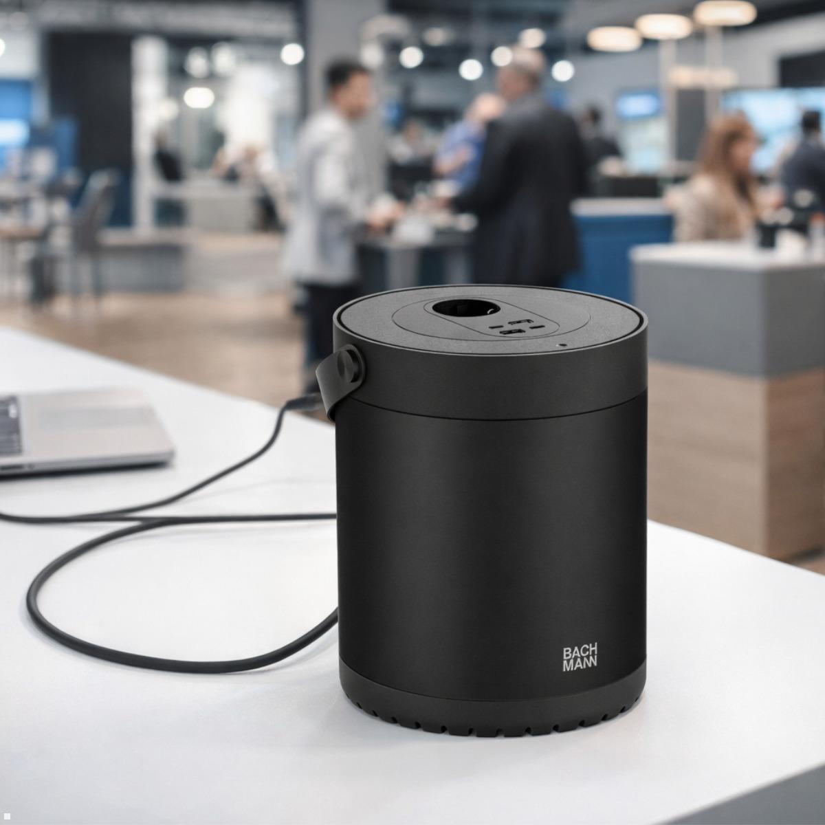 Bachmann MOV:E mit 1x CEE7/3 2x USB-C 60W 2x USB-A 15W schwarz BM0010903 Anwenungsbeispiel