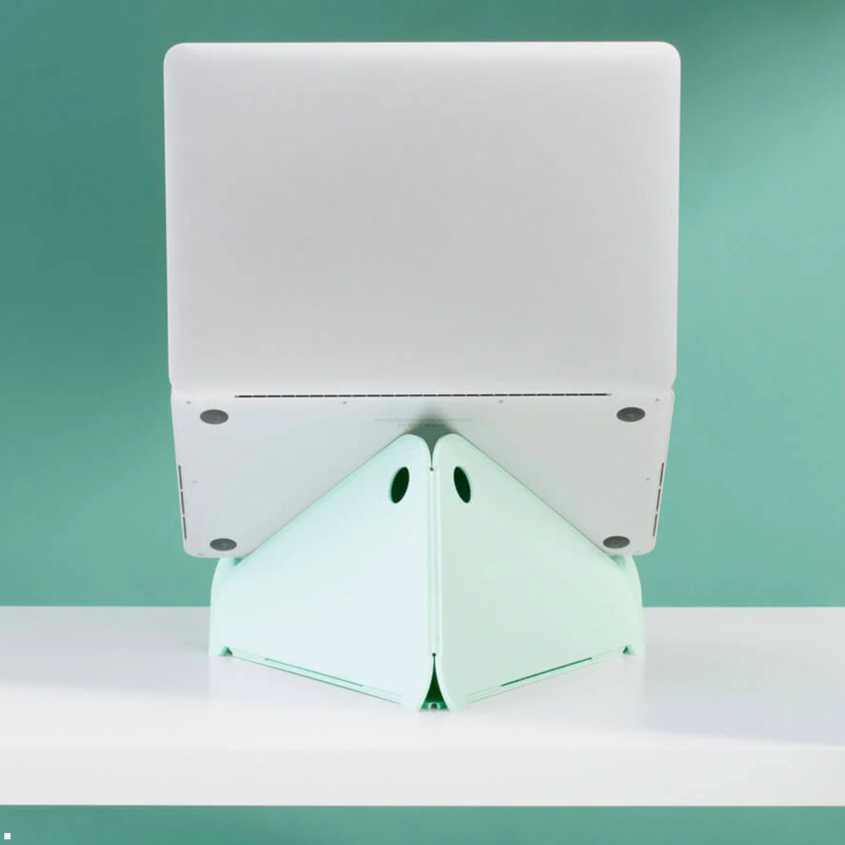 CBS Oripura faltbarer, tragbarer Laptop Ständer bis 16 Zoll, grün