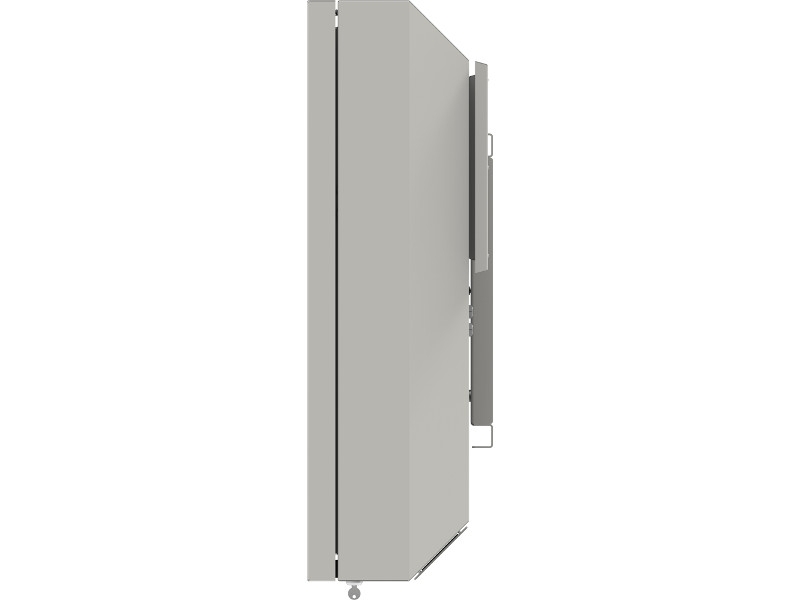 SmartMetals Outdoor Gehäuse Wandhalter für Displays bis 2500cd 75 Zoll Querformat side