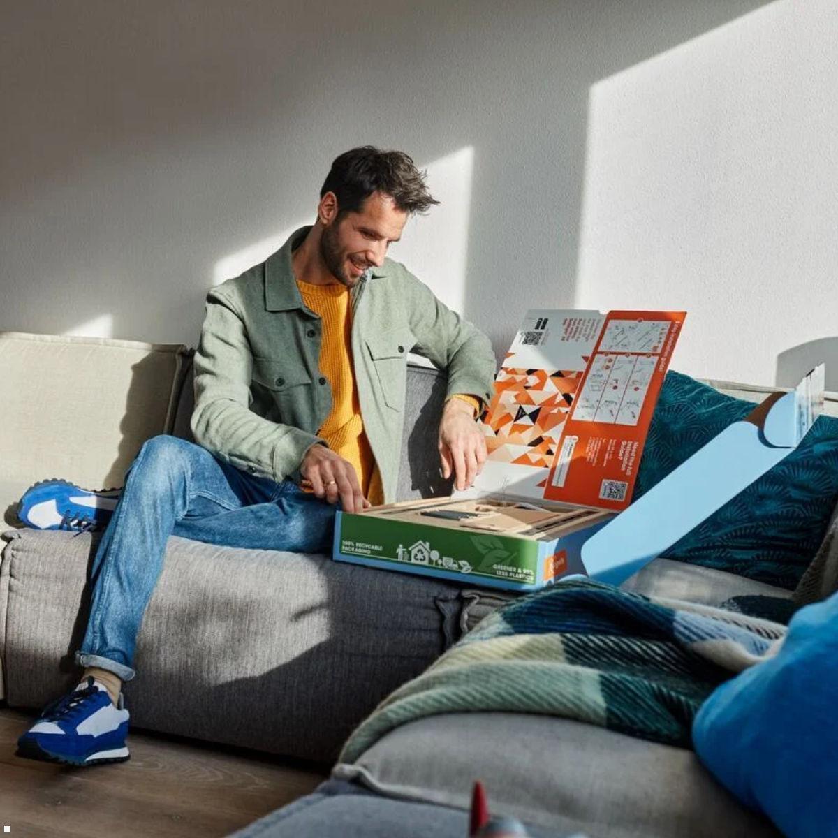 Vogels COMFORT TVM 3625 schwenkbare TV Wandhalterung 40-77 Zoll, schwarz, Verpackungsinhalt Vogels COMFORT TVM 3625 schwenkbare TV Wandhalterung 40-77 Zoll, schwarz, Verpackungsinhalt