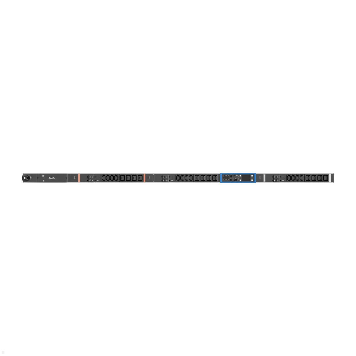 Bachmann BN PRO Metered RCM – 32A Rack PDU mit 12xC13 / 12xC19 / 6xMCB, 3,0m CEE 32A/5p (BM0015600) Maße