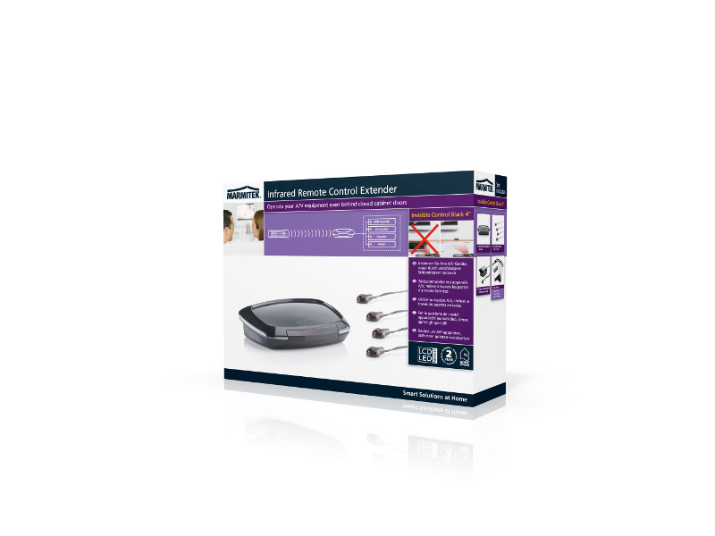 Marmitek Black 4 IR- Fernbedienungsverlängerung Verpackung Marmitek Black 4 IR- Fernbedienungsverlängerung Verpackung