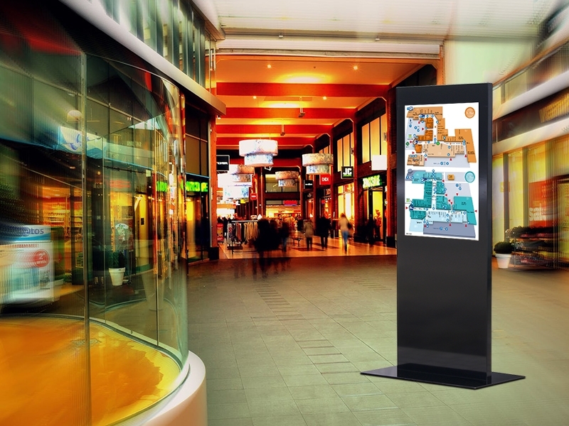 MonLines MDS012B Design Display Stele 70 Zoll Einkaufszentrum MonLines MDS012B Design Display Stele 70 Zoll Einkaufszentrum