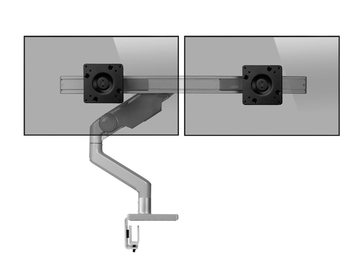 Humanscale M8.1 Dual Monitorhalter für USM Tische, silber Humanscale M8.1 Dual Monitorhalter für USM Tische, silber