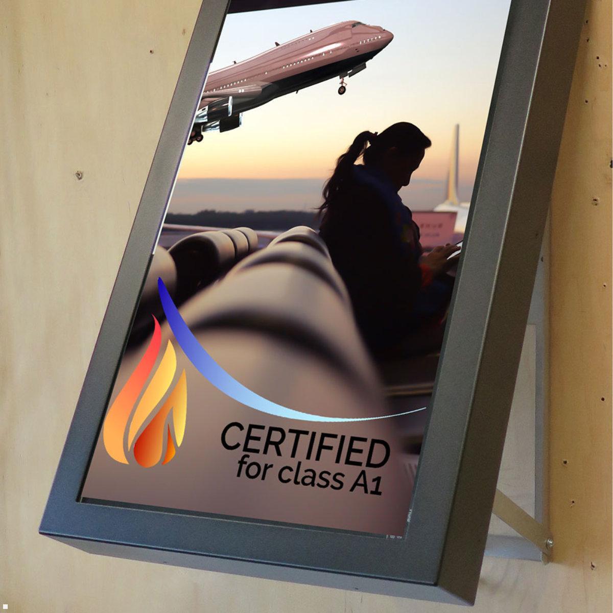 Distec BLO-Line A1 Brandschutz Monitor 42 Zoll PME Touch quer (DS-92-132Q) Wandhalterung