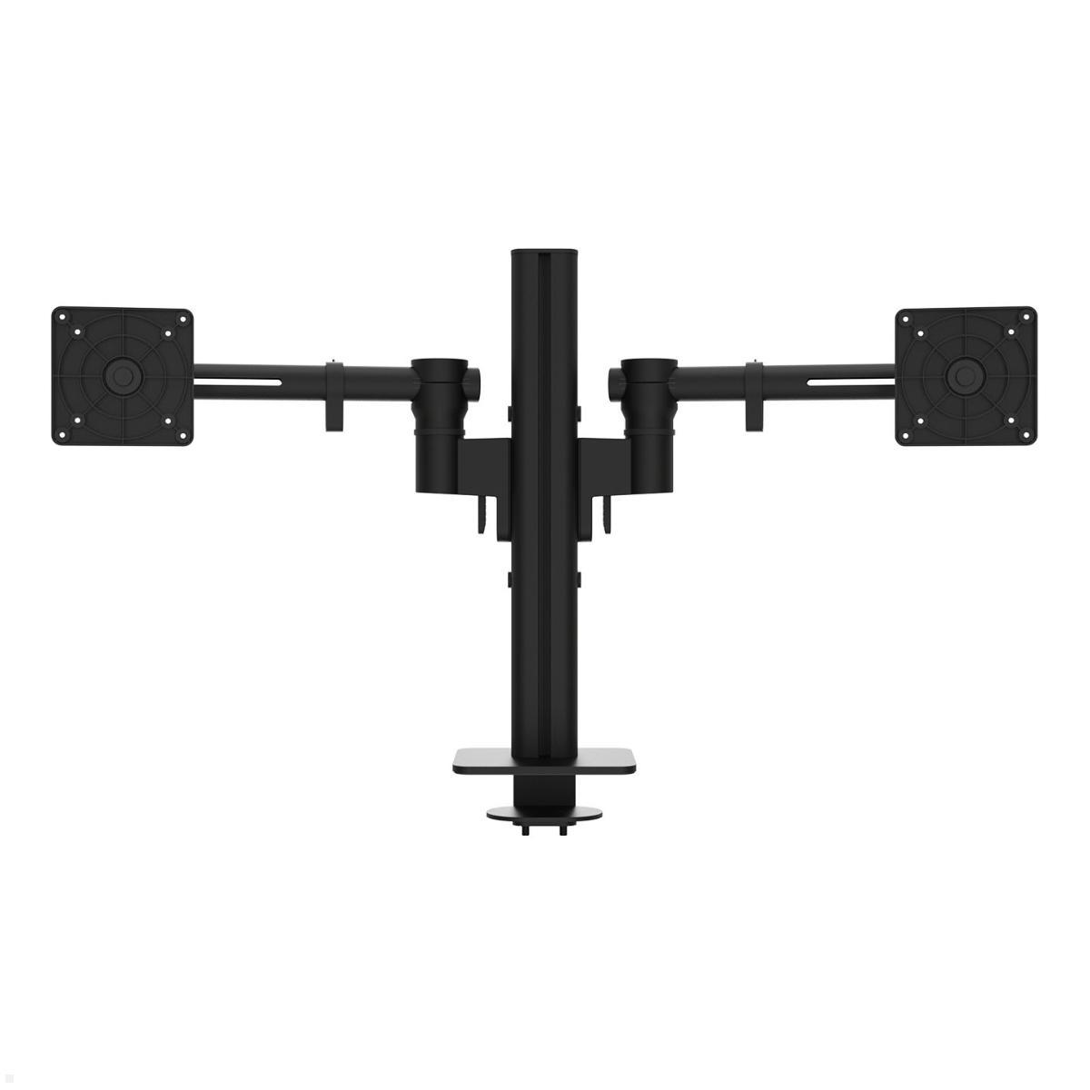 Dataflex Viewgo modular Monitorhalterung für 2 Monitore bis 32 Zoll, Frontansicht