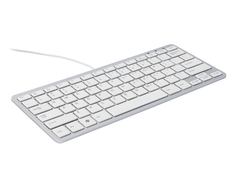 R-Go Compact Tastatur QWERTY (ES) drahtgebunden RGOECESPW, verkabelt