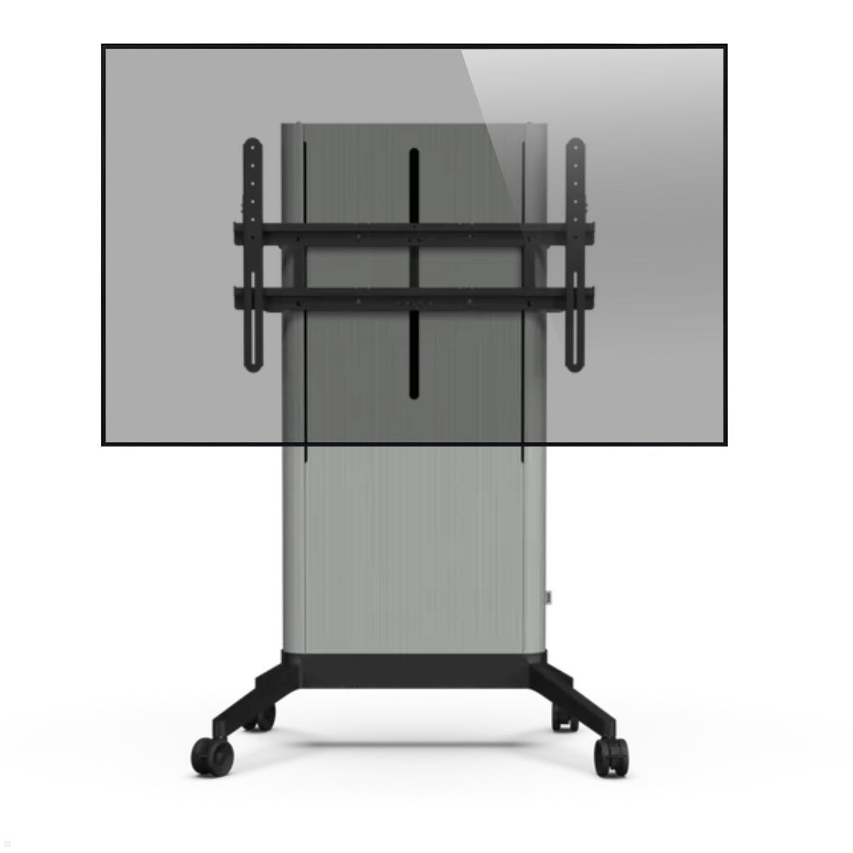 SMS EVER620 mobiler elektrischer TV Ständer 98 Zoll, MDF Cover grau (16-011-9E-M) SMS EVER620 mobiler elektrischer TV Ständer 98 Zoll, MDF Cover grau (16-011-9E-M)