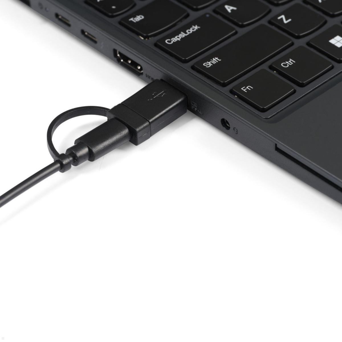 BakkerElkhuizen kabellose Tastatur UltraBoard 950 V2, Detailansicht USB-A
