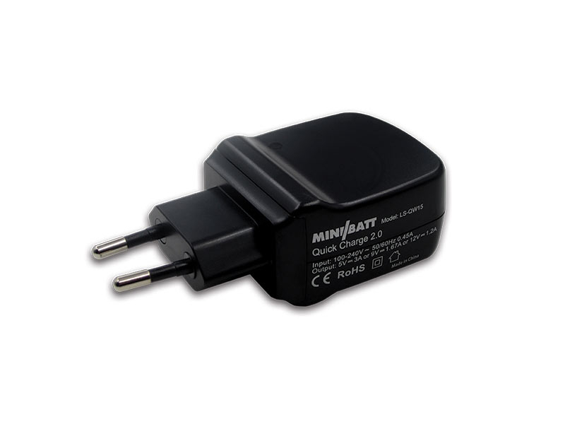 miniBatt MB-ADP 1 USB Quick Charge Technology Netzteil für Wireless Charger miniBatt MB-ADP 1 USB Quick Charge Technology Netzteil für Wireless Charger