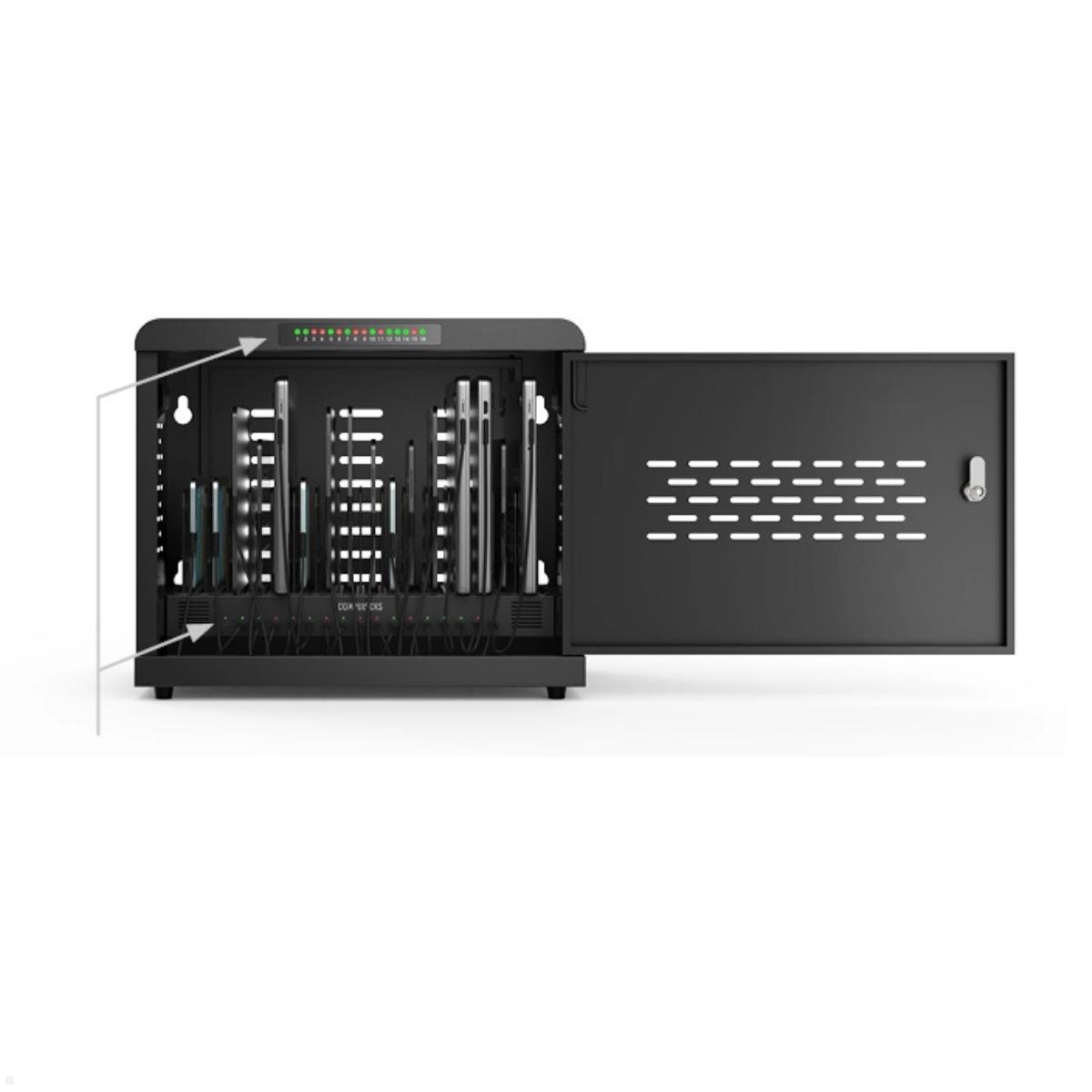 Compulocks Laptop / Tablet Ladeschrank abschließbar für 16 Geräte Compulocks Laptop / Tablet Ladeschrank abschließbar für 16 Geräte