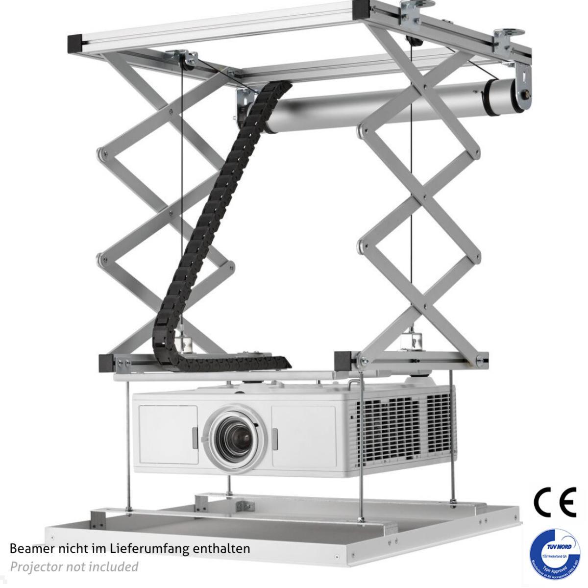 Elektrischer Beamer Deckenlift von Vogels mit 815 mm Hub Siegel Elektrischer Beamer Deckenlift von Vogels mit 815 mm Hub Siegel