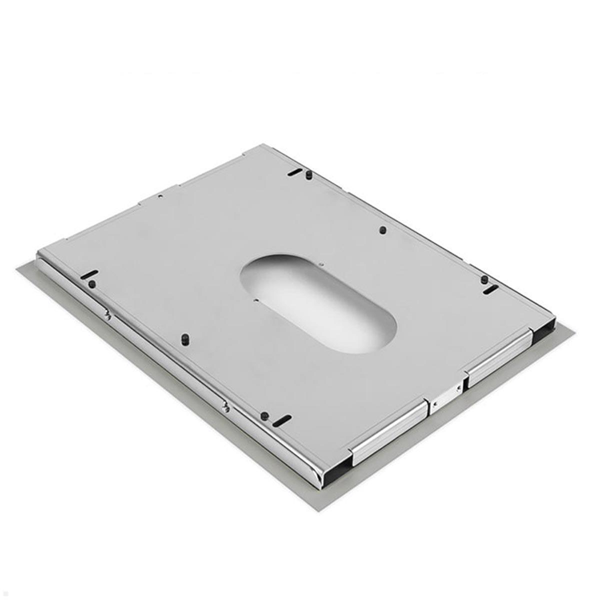 TabLines TWE099S Tablet Wandeinbau für Microsoft Surface Go 3, silber Rückansicht TabLines TWE099S Tablet Wandeinbau für Microsoft Surface Go 3, silber Rückansicht