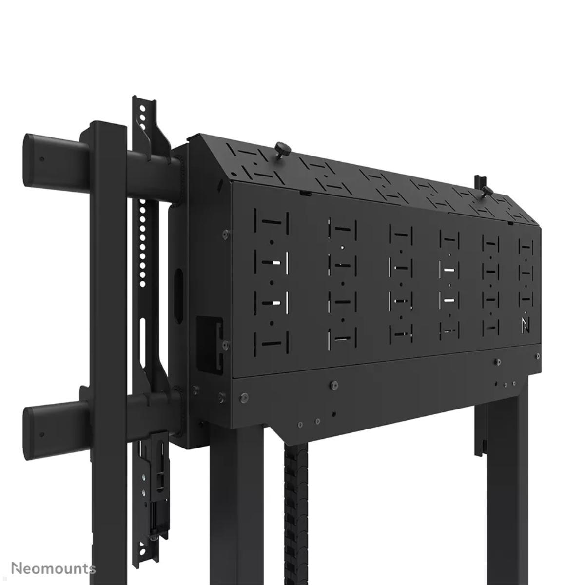 Neomounts MOVE Lift X Boden-Wand-Halterung 65-105 Zoll motorisiert, professionelle Wandmontage