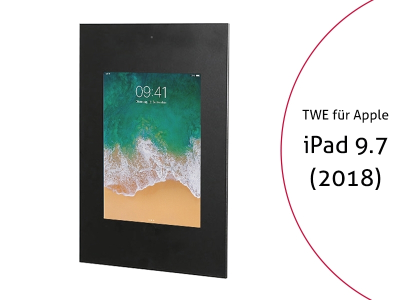 TabLines TWE064B Tablet Wandeinbau für Apple iPad 9.7 (2018), DS, schwarz TabLines TWE064B Tablet Wandeinbau für Apple iPad 9.7 (2018), DS, schwarz