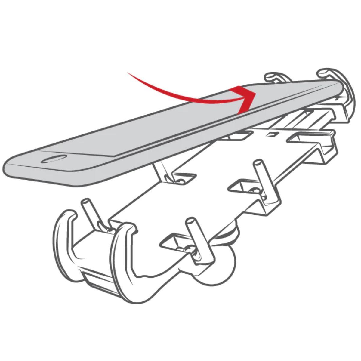 RAM Mounts Quick-Grip™ universal Halter für Smartphones, B-Kugel (RAM-HOL-PD4-238AU) Einfache Montage RAM Mounts Quick-Grip™ universal Halter für Smartphones, B-Kugel (RAM-HOL-PD4-238AU) Einfache Montage