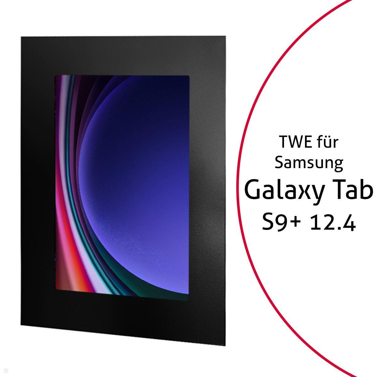 TabLines TWE111B Tablet Wandeinbau für Samsung Tab S9+ 12.4, schwarz TabLines TWE111B Tablet Wandeinbau für Samsung Tab S9+ 12.4, schwarz