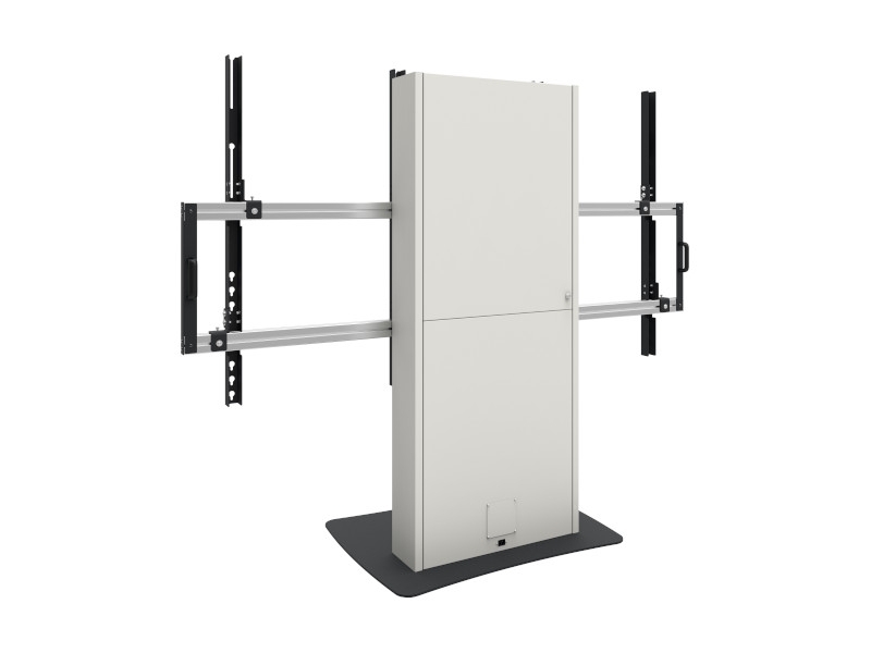 SmartMetals 4-fach Display Videowall, elektrisch höhenverstellbar, 46Zoll Rückseite