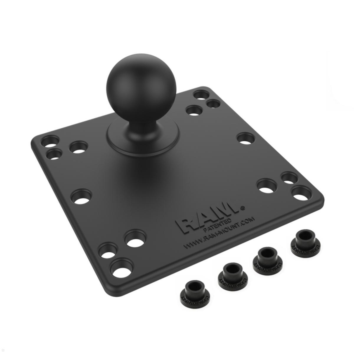 RAM Mounts VESA-Platte 75x75 und 100x100 mm C-Kugel 1,5 Zoll (RAM-246U) RAM Mounts VESA-Platte 75x75 und 100x100 mm C-Kugel 1,5 Zoll (RAM-246U)