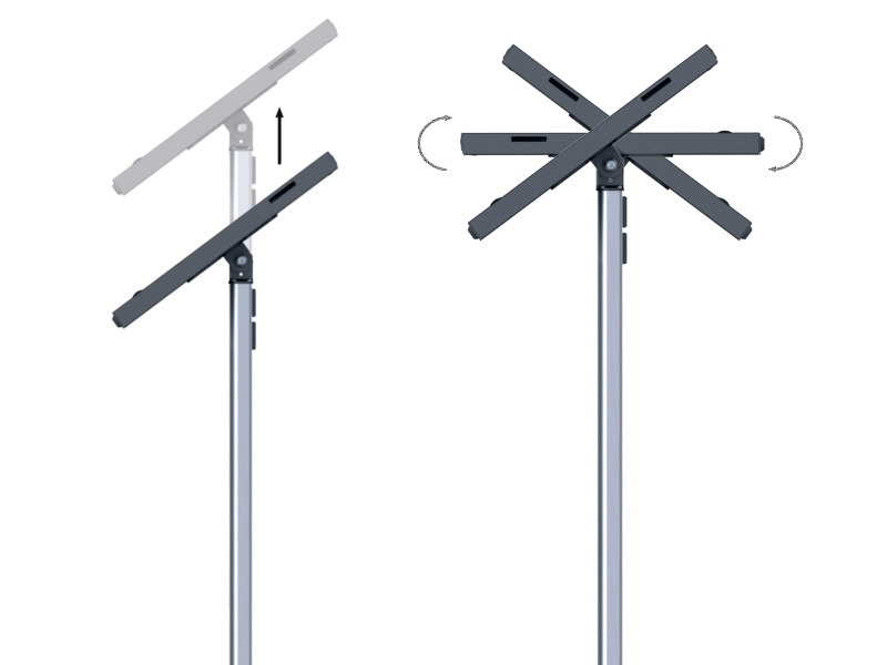 PureMounts PDS-5620 iPad Ständer höhenverstellbar + neigbar