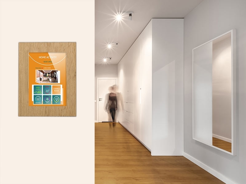 TabLines TWE079O Tablet Wandeinbau für Samsung Galaxy Tab A 10.1 (2019), Eiche SmartHome TabLines TWE079O Tablet Wandeinbau für Samsung Galaxy Tab A 10.1 (2019), Eiche SmartHome