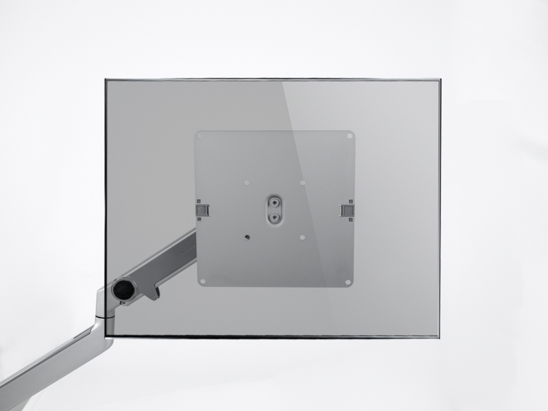 Humanscale Zubehör M2/M8 VESA Platte 200 x 200 mm (VM28-22) mit M2 und Display