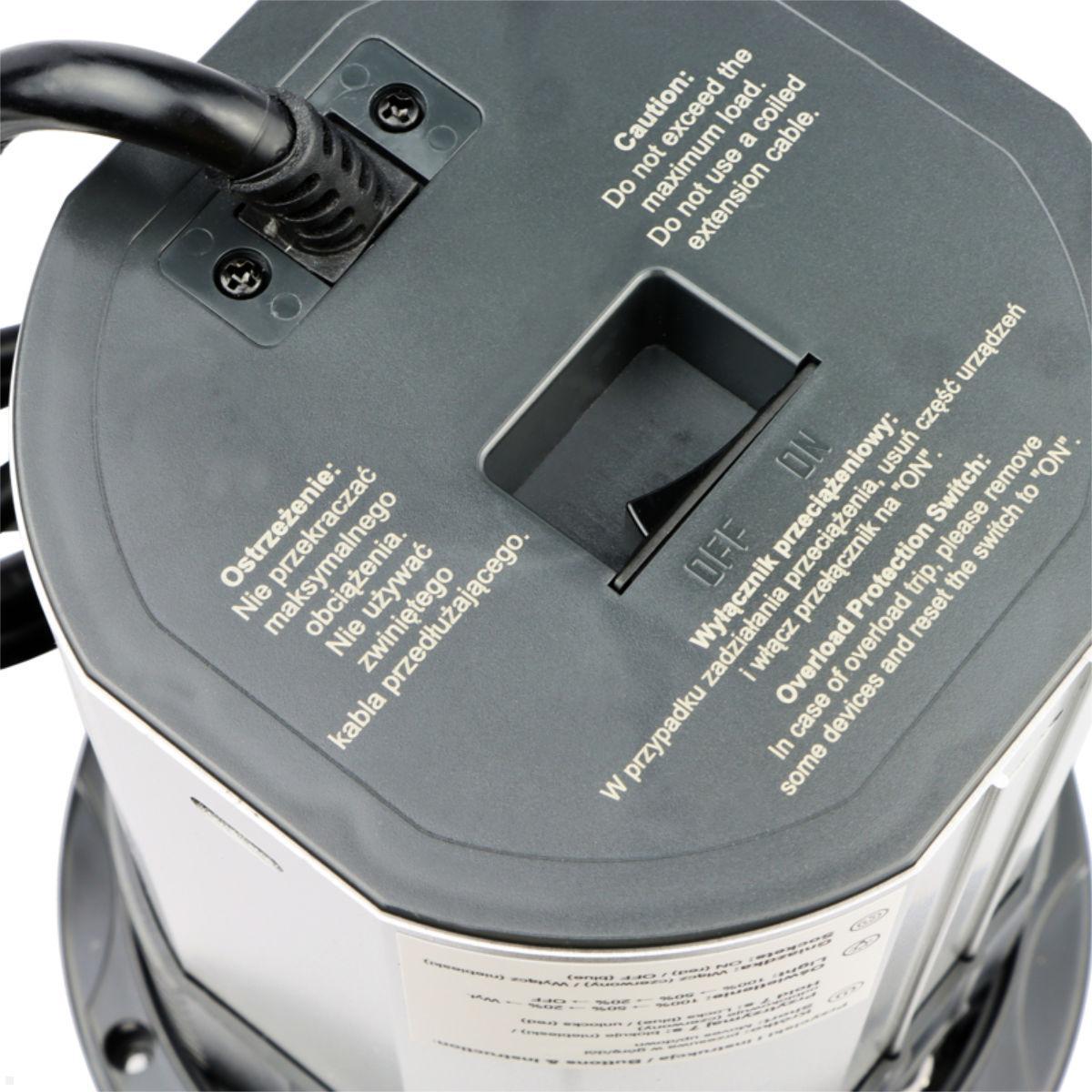 TecLines TVS012B versenkbare Steckdose mit USB A/C und Qi Charger, induktive Ladestation